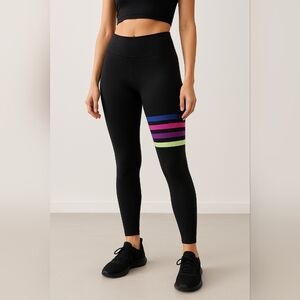 2/$30 FILA Black and Pink Sporty Athletic Leggings (#545)